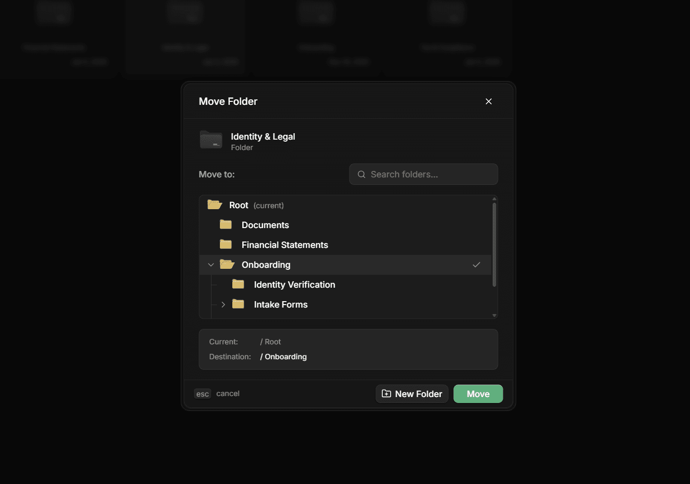 Vault Context Menu and Folder Display Fixes